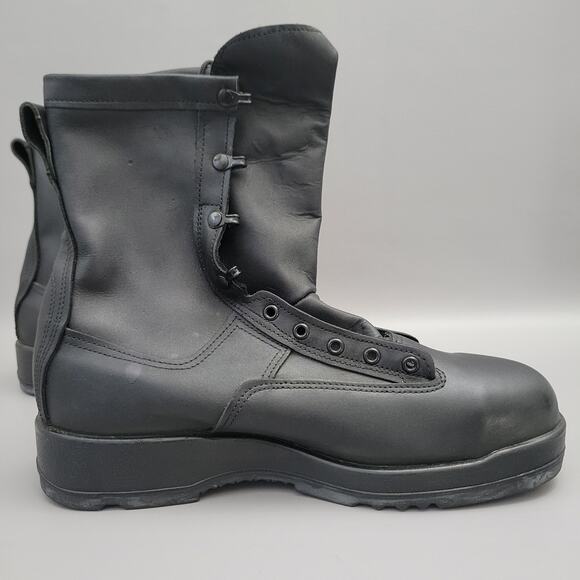 NEW SFD BOOTS SAFETY FLIGHT DECK CREW SIZE 12 W WIDE STEEL TOE main image 10